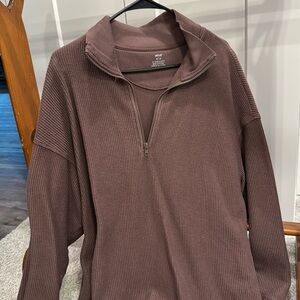 Aerie corded 1/4 zip